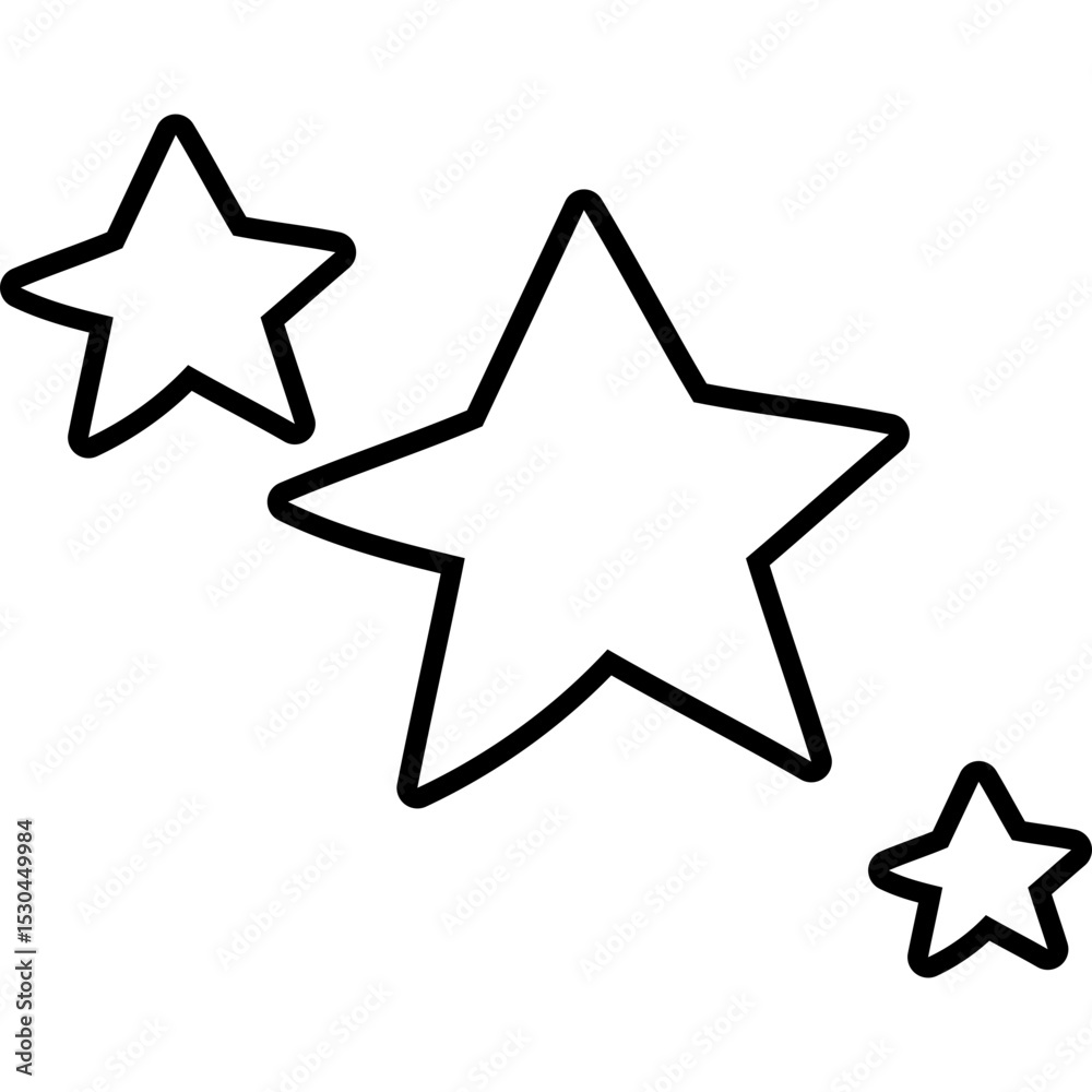 Stars Doodle Stars Doodle