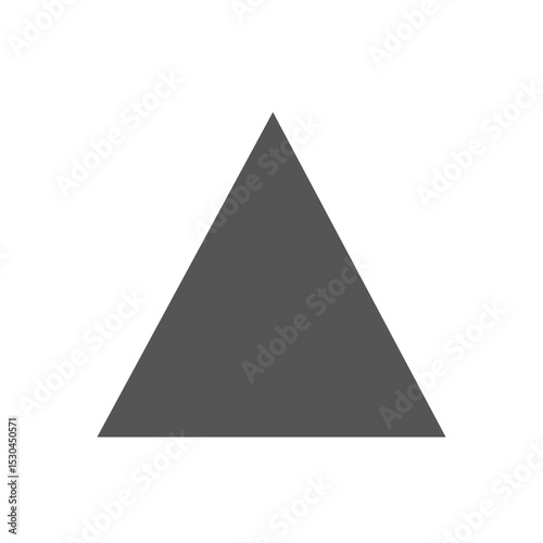 Abstract triangular design on a gray background, suggesting modern minimalism