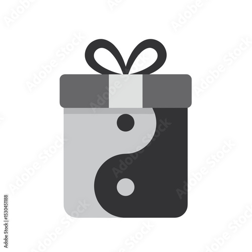A beautifully wrapped gift box with a ribbon, set against a festive background