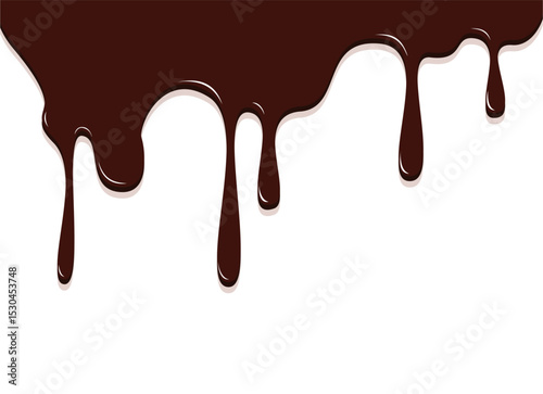 Chocolate Dripping Background
