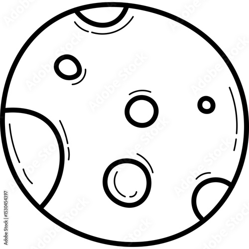 Full Moon Doodle