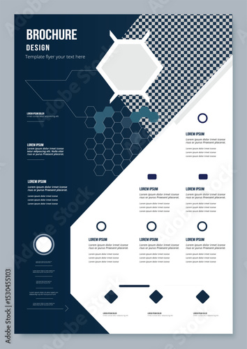 Corporate identity template with business card