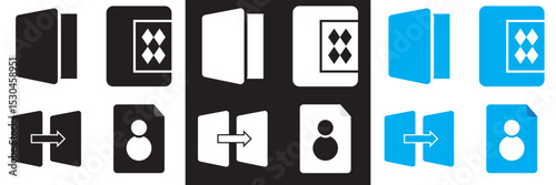Files Icon . Vector for Document, folder, archive,  download, pdf,  data, files etc. Vector for websites, mobile interfaces, presentations, banner, visual branding etc. Vector illustration. EPS 10