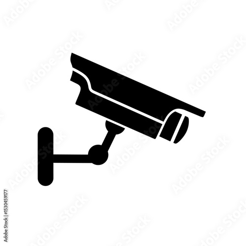 cctv icon. surveillance camera icon with trendy design