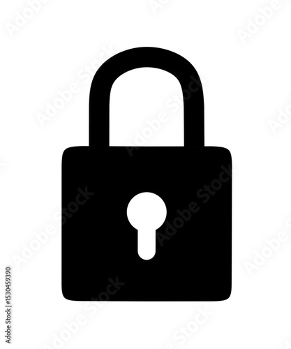 padlock icon vector with trendy design
