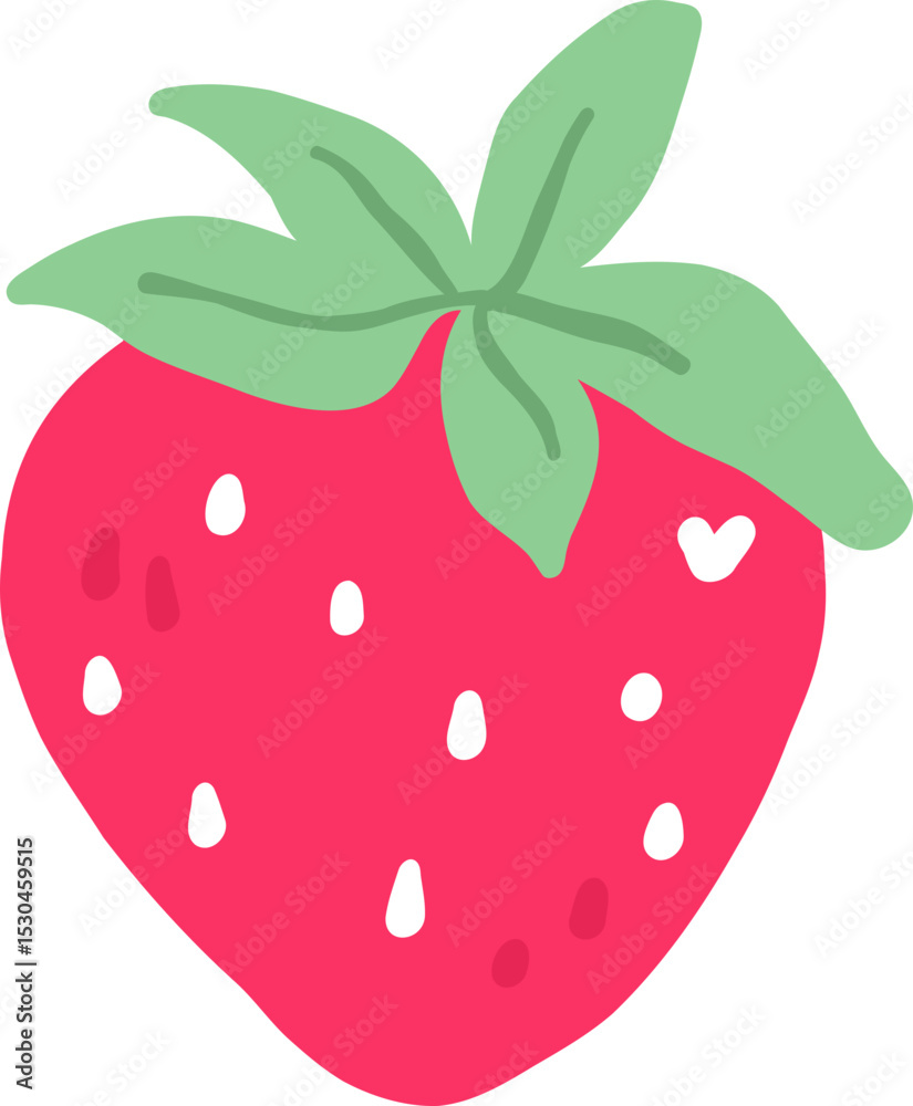 Obraz premium strawberry vector illustration
