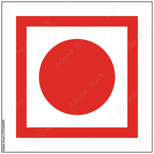 Non veg Red Symbol Logo Icon