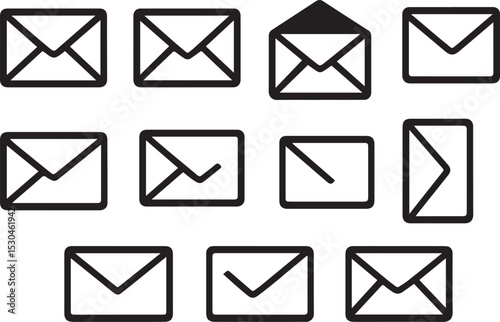 Mail Icon Vector | Email Symbol Design EPS