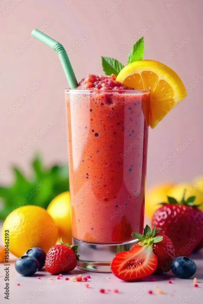 A vibrant, colorful blend of fresh fruits and vegetables, ready to be blended into a delicious and healthy kitchen shake Perfect for a quick and nutritious breakfast or snack , morning, orange A vibrant, colorful blend of fresh fruits and vegetables, ready to be blended into a delicious and healthy kitchen shake Perfect for a quick and nutritious breakfast or snack , morning, orange