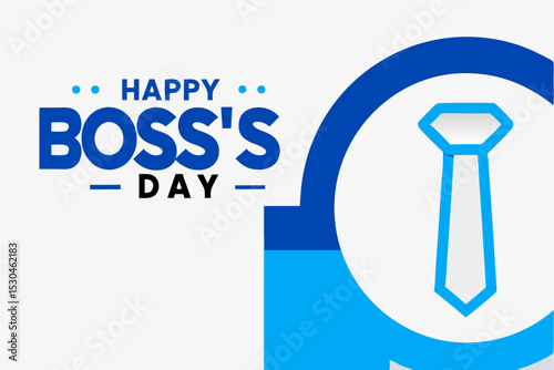 Happy Boss s Day Celebration Background Design with Festive Elements for Banner or Card Creation