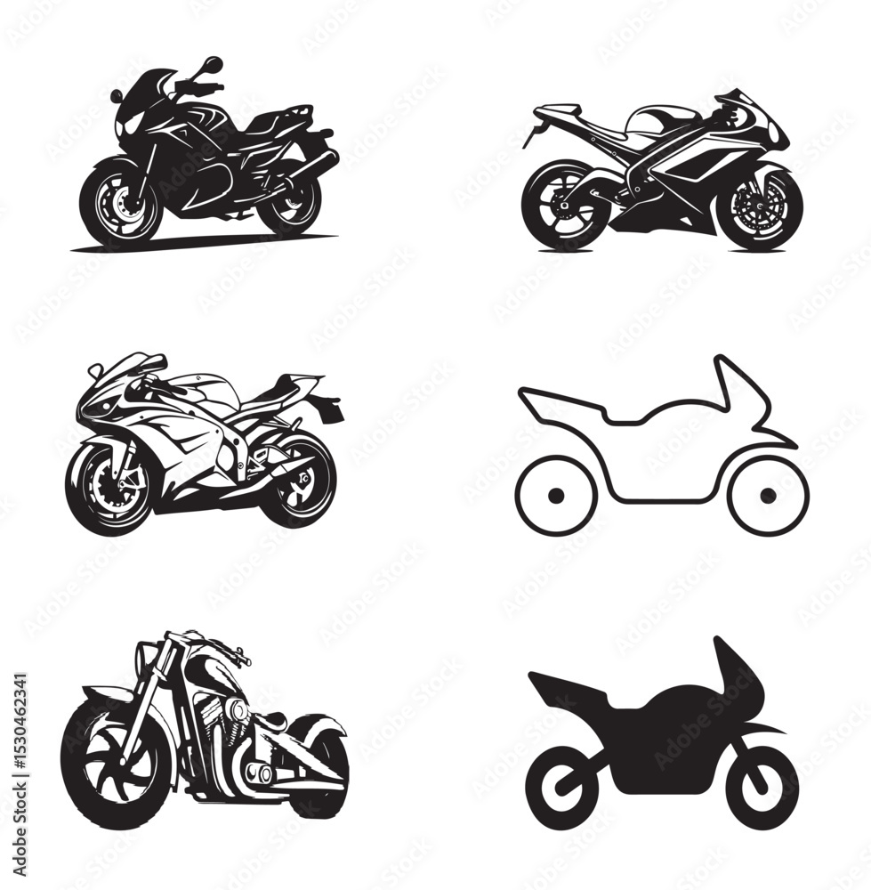 Fototapeta premium bike vector images