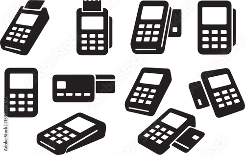 POS Machine Vector | Point of Sale Terminal Illustration EPS