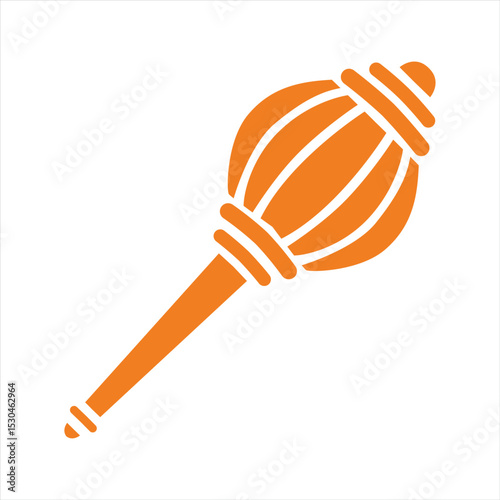 Gadha Hindu symbol Silhouette Icon