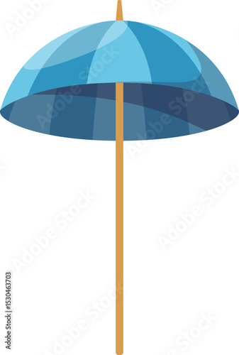 Beach Umbrella Illustration