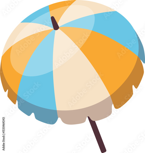 Beach Umbrella Illustration
