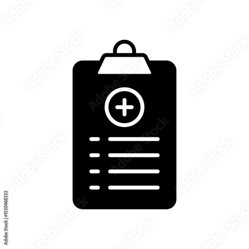  Medical Report Document Fill Icon