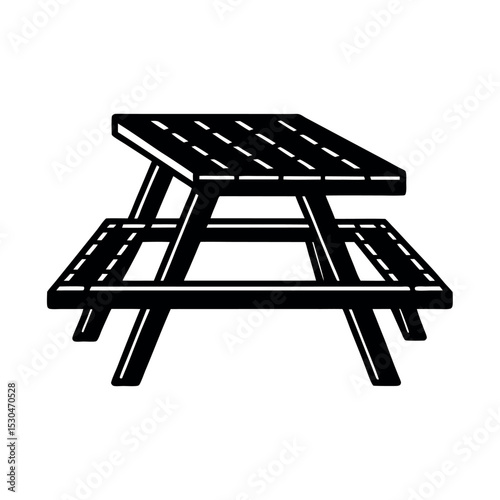 picnic table icon 4th July 