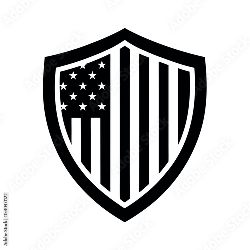 american shield icon 4th July 