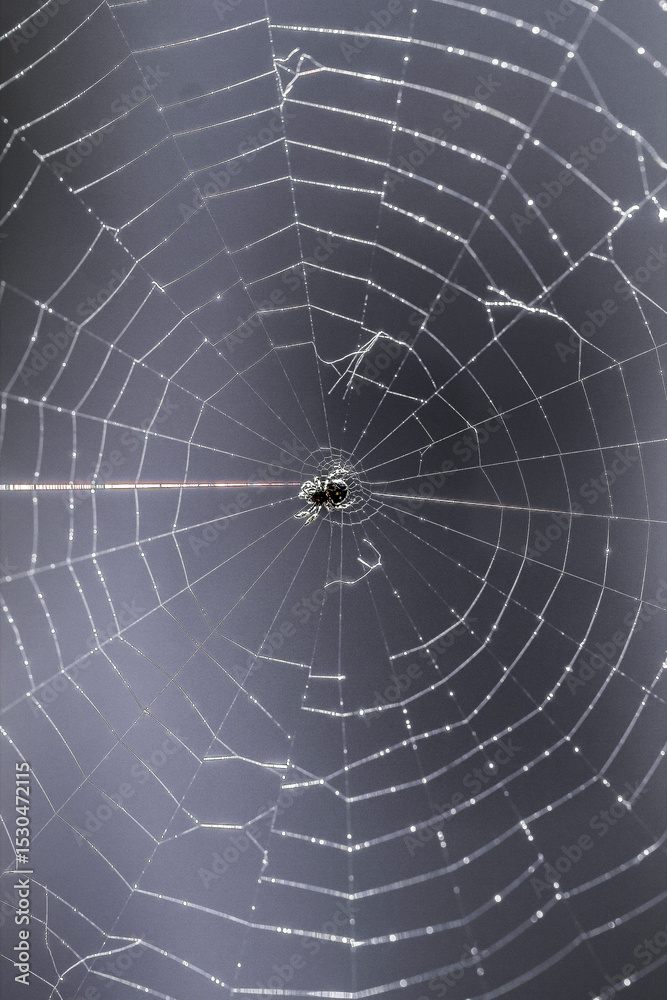 Fototapeta premium spider on web