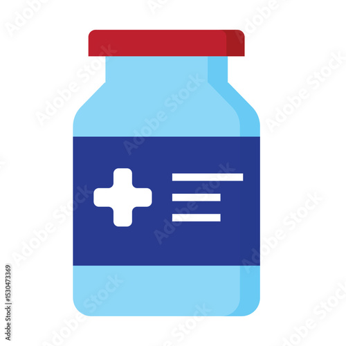 A bottle of medicine for medical purpose