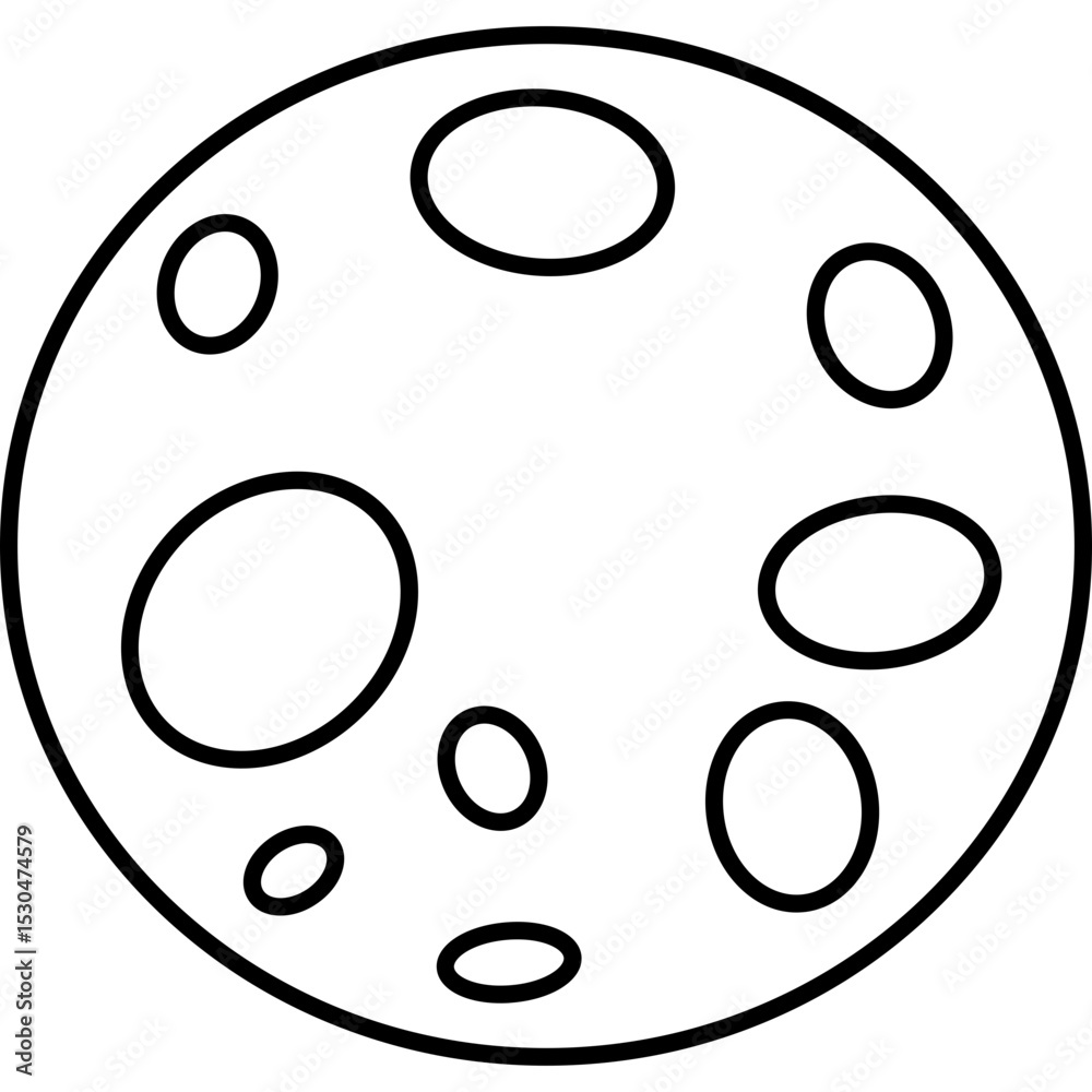 Full Moon Doodle Full Moon Doodle