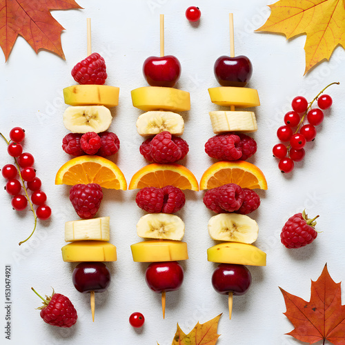 Autumn Fruit Skewers A Delicious and Festive Treat