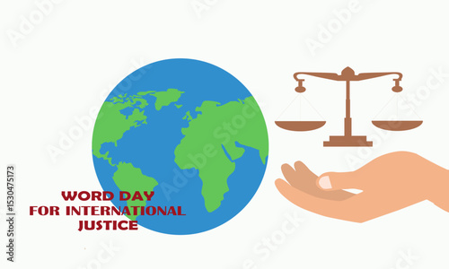 One Open Palms For World International Justice Day