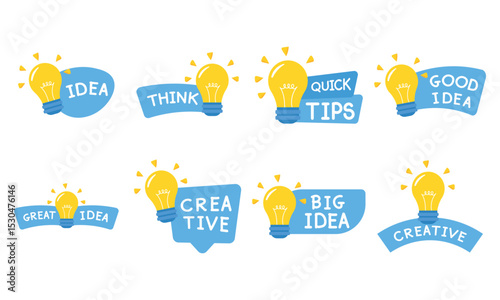 Light Bulb Idea Banners