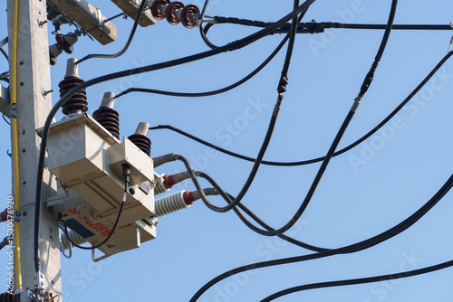 Electrical power supply equipment and high-voltage transformers in remote rural areas