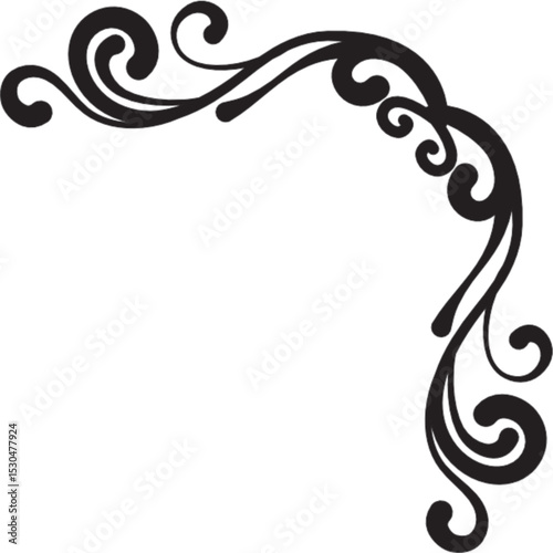 Border corner line