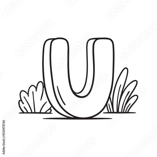 An Illustration of letter U next to Underbrush