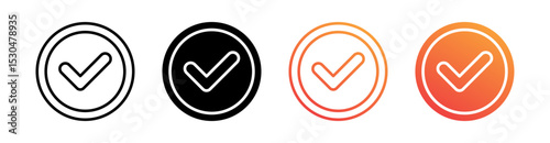 Assessment Multiple Style Icon Set Vector 