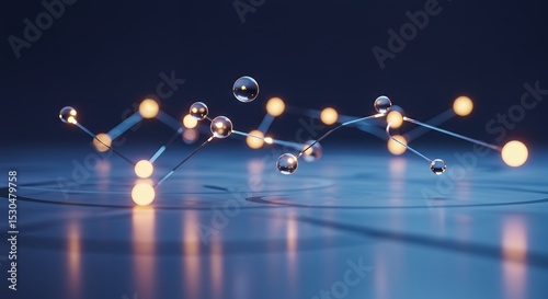Abstract Network: Illuminated Nodes and Connections