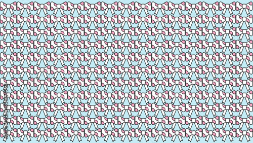 Minimalist art repeated to support neatness and aesthetic unity on modern desktop environments.
