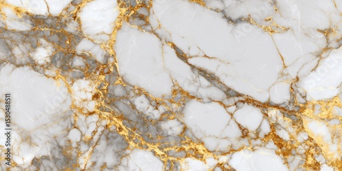 Abstract marble texture with gold veins