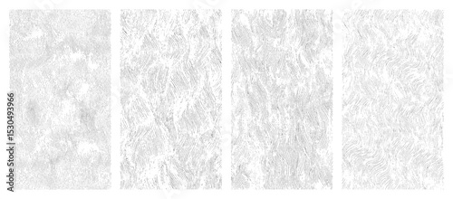 Vector linear texture set on transparent background featuring soft flowing wavy lines, topographic contour inspired pattern for minimal modern abstract design and technical mapping aesthetics photo