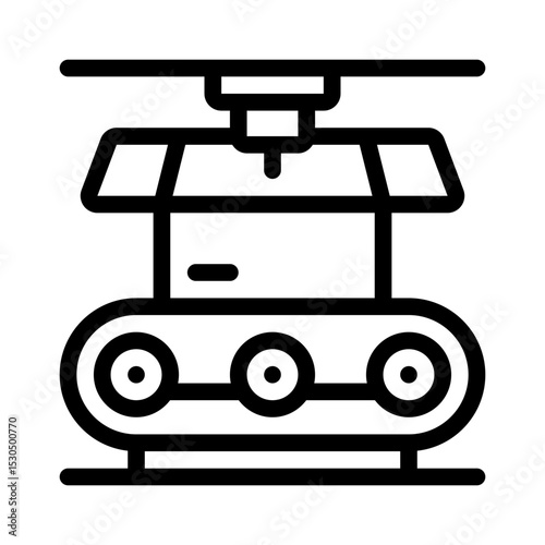 packaging line icon
