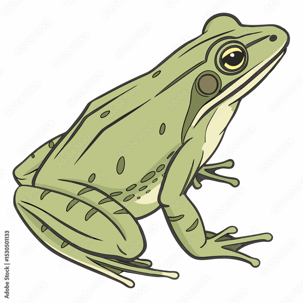 Fototapeta premium Frog – Isolated Vector Illustration