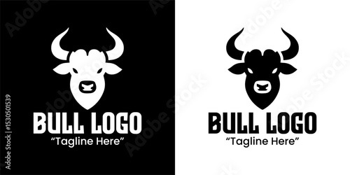 Bold and Professional Bull Logo Design for Businesses and Brands