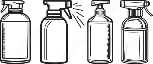 aerolsol spray can vector icon isolated transparent