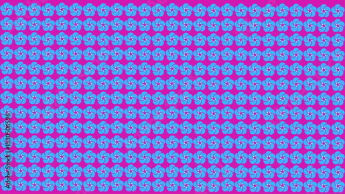 Repeated visual artwork aligned with structure to enhance screen composition and appeal.
