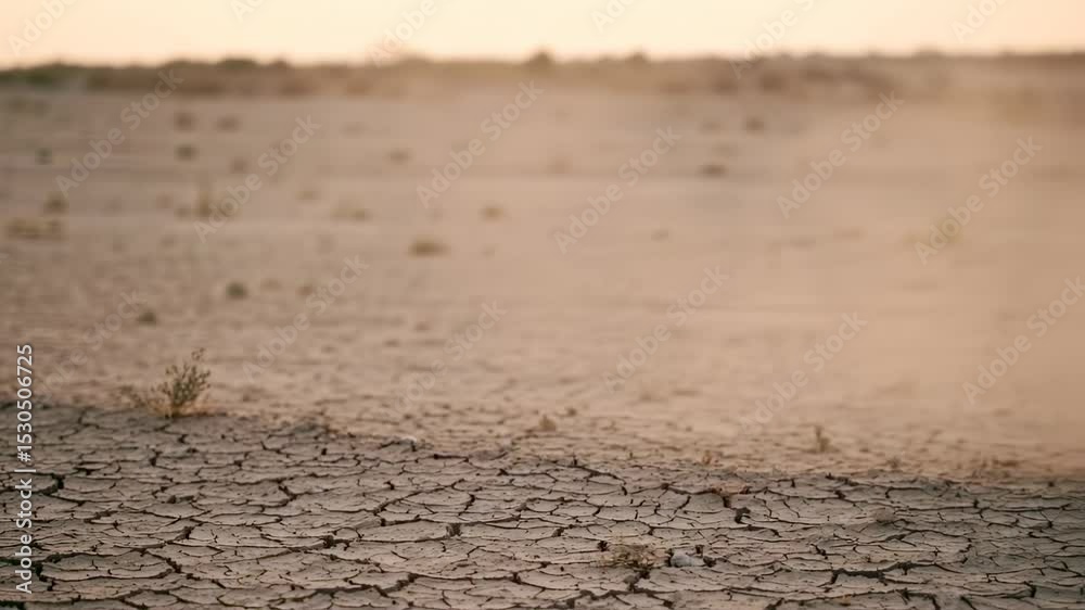 Parched Land: Visualizing Drought, Desertification, and Environmental Challenges Through a Scenic Display