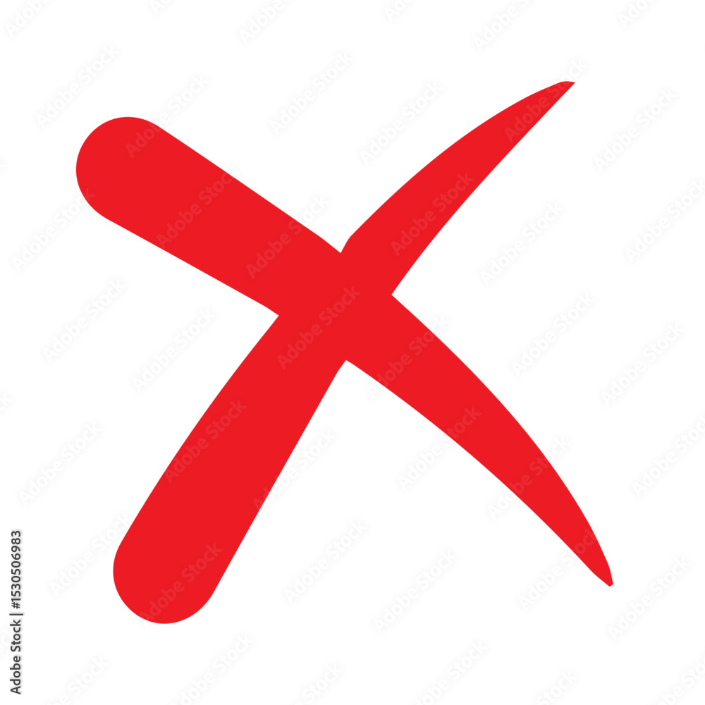 Obraz premium red cross icon