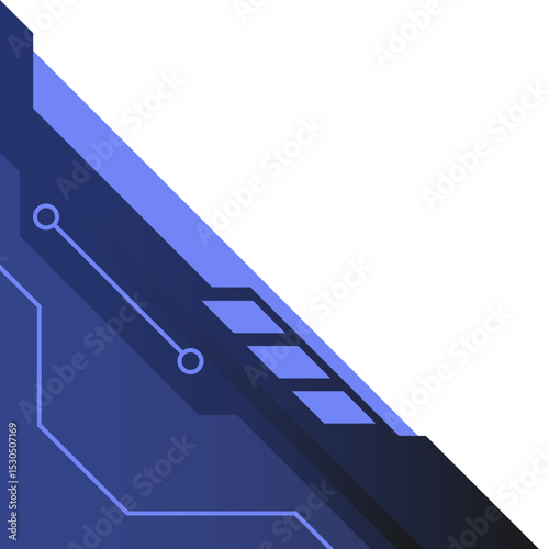 Gradient Futuristic Tech Corner