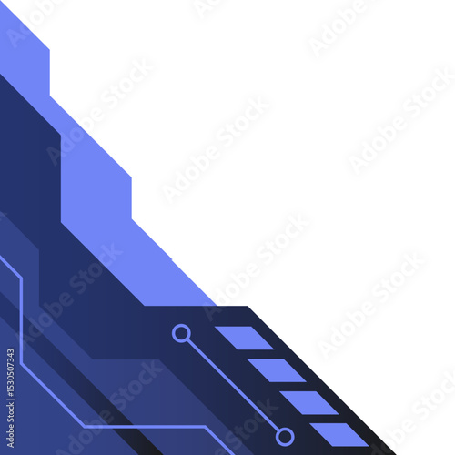 Gradient Futuristic Tech Corner