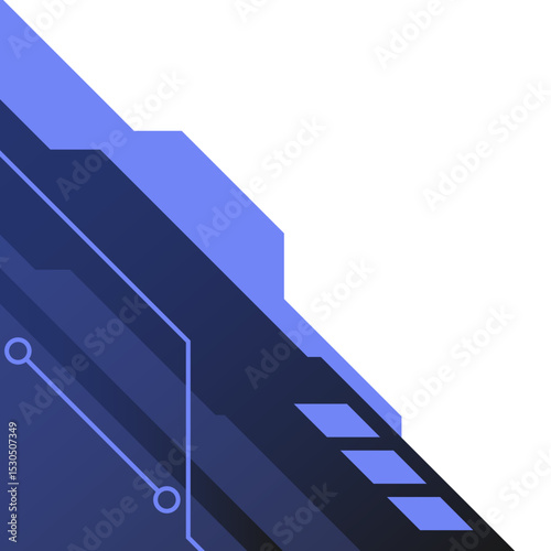 Gradient Futuristic Tech Corner