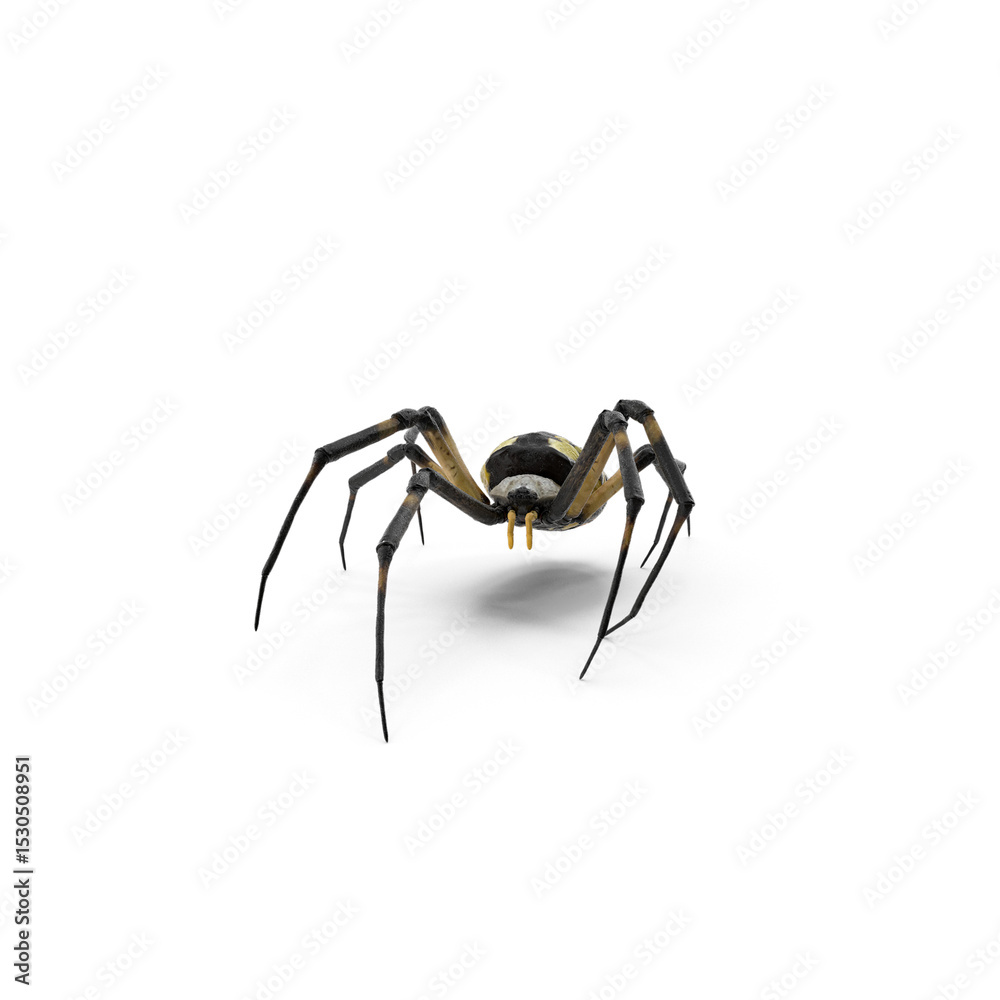 Fototapeta premium Realistic spider isolated on transparent background