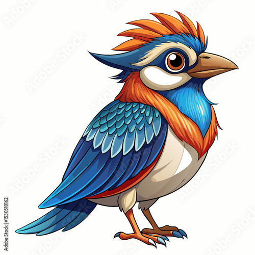 a colourful bird 