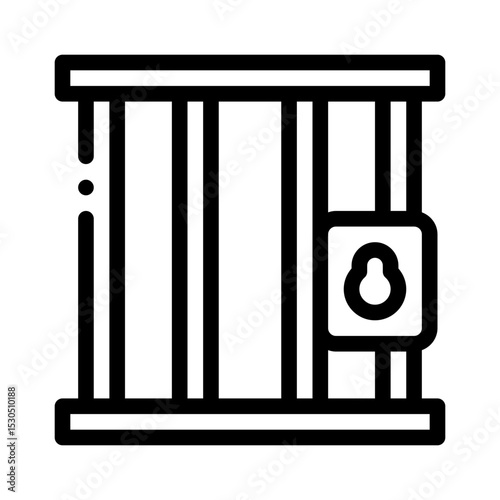 prison line icon