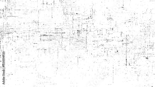 High contrast abstract vector halftone pixel noise glitch texture on transparent background for tech distortion visual effects data error digital screen art design
